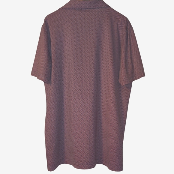 Men's Peter Millar Short Sleeve Stretch Collared Button Polo Shirt - Picture 8 of 11